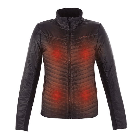 Pack veste chauffante Speed femme Noir + Batterie Powerbank 5000mAh