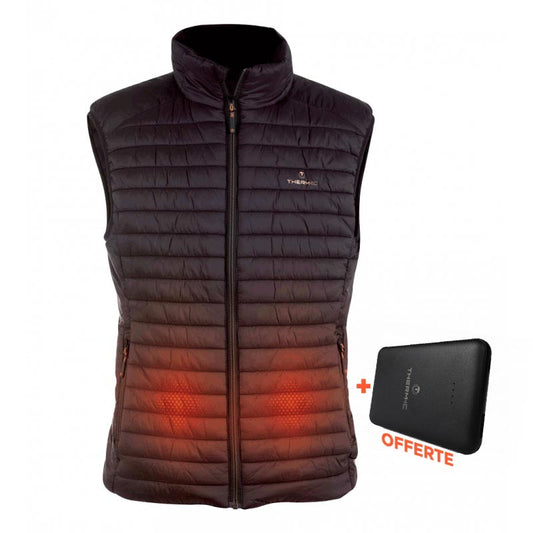 Bundle - Heated jacket men black + 5000mAh Powerbank