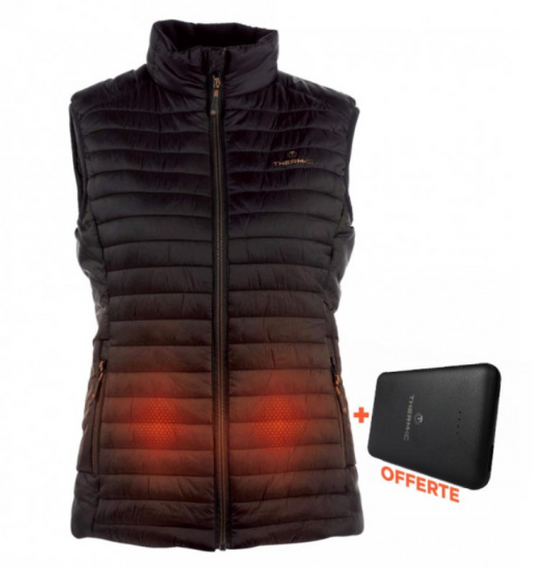 Bundle - Heated jacket women black + 5000mAh Powerbank