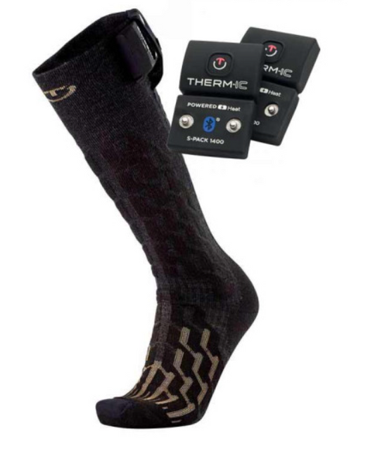 Bundle - heated ski socks Heat Fusion men + S-Pack 1400B