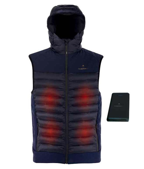 Bundle - Powervest Urban men navy blue + 10 000mAh Powerbank