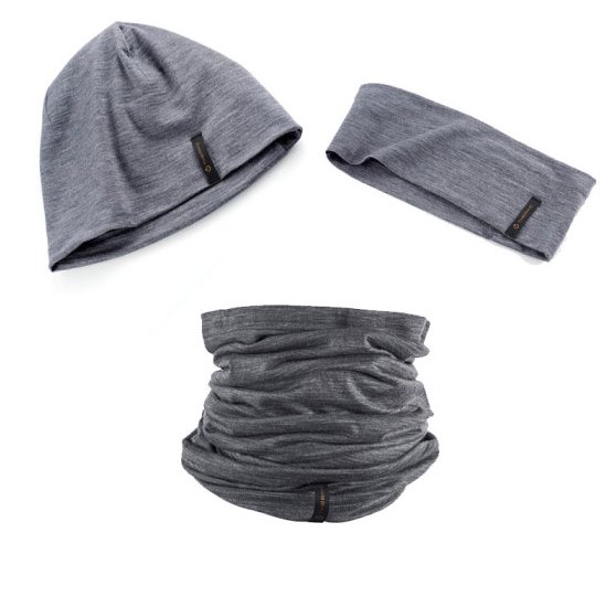 Bundle - Ultra Light Natural neckwarmer, beanie and headband