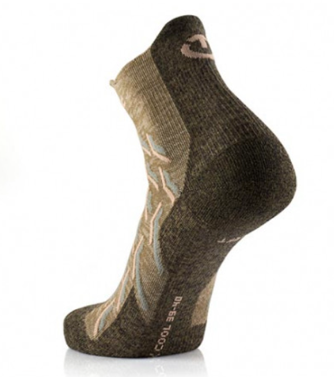 2er-Set - Wandersocken - Trekking Cool Ankle Frauen grün/beige