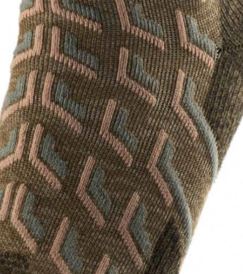 Lot de 2 paires - Chaussettes randonnée - Trekking Cool Ankle femme vert/beige