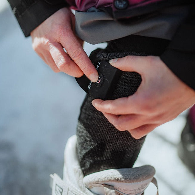 Pack chaussettes chauffantes ski - Powersocks Heat Fusion Uni ND + S-Pack 700