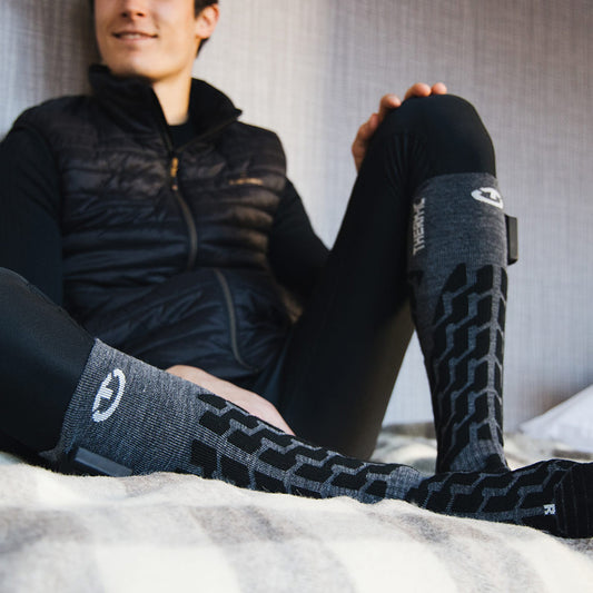 Beheizbare Skisocken - Powersocks Heat Fusion Uni ND unisex