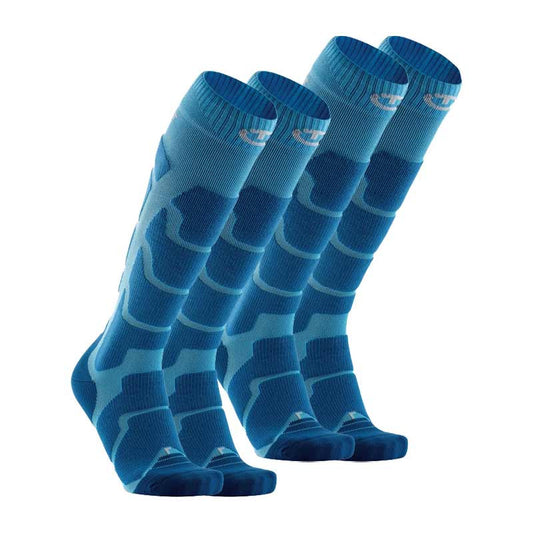 Set of 2 pairs - Ski socks - Ski Insulation blue