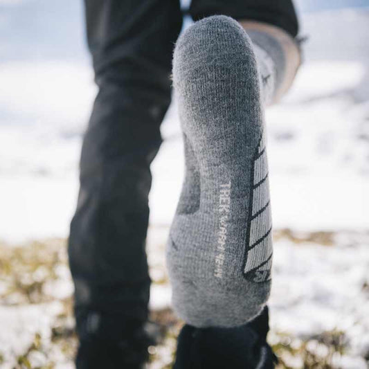 Calcetines de senderismo - Trekking Warm Crew unisex gris/gris claro