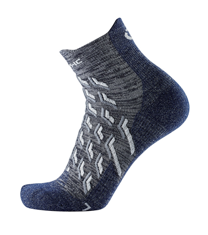 2er-Set - Wandersocken - Trekking Cool Ankle Unisex grau/weiss