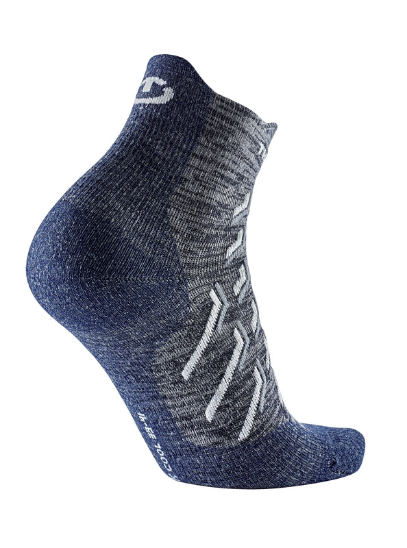 2er-Set - Wandersocken - Trekking Cool Ankle Unisex grau/weiss