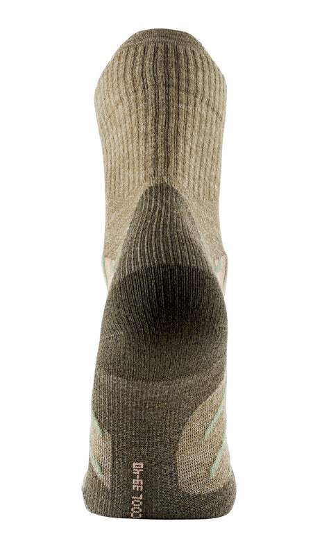 2er-Set - Wandersocken - Trekking Cool Crew Frauen grün/beige