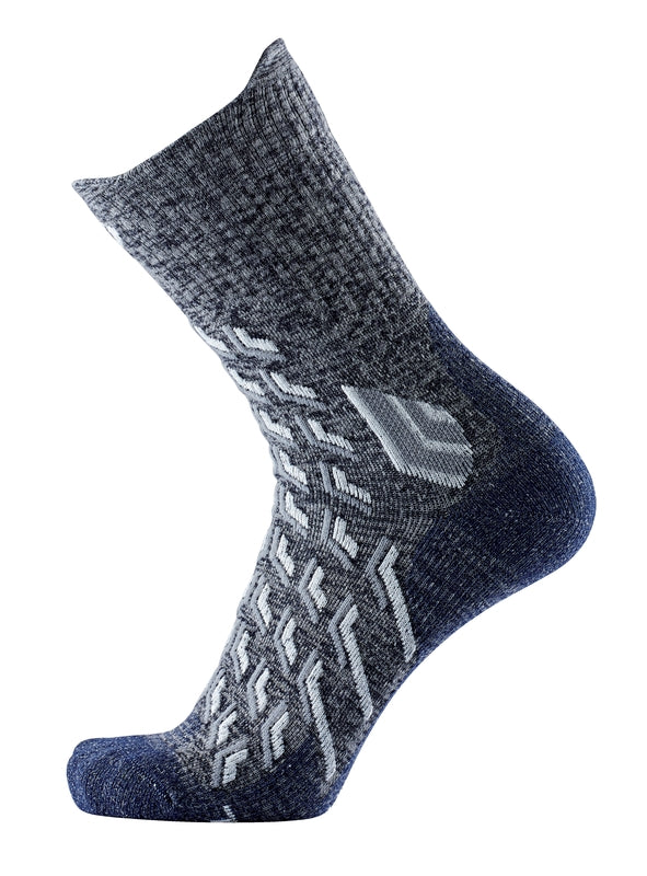 Lote de 2 pares - Calcetines de senderismo - Trekking Cool Crew Unisex gris/blanco