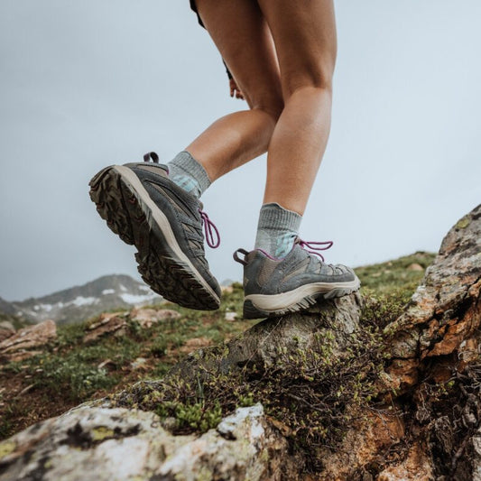 Trekking socks - Trekking Cool Light Ankle women light grey/turquoise