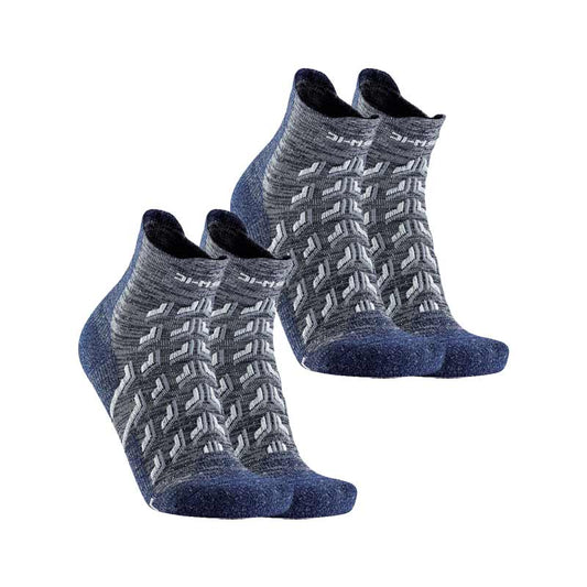 Set of 2 pairs - Trekking socks - Trekking Cool Ankle Unisex grey/white